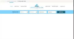 Desktop Screenshot of castellonhotel.com.ar